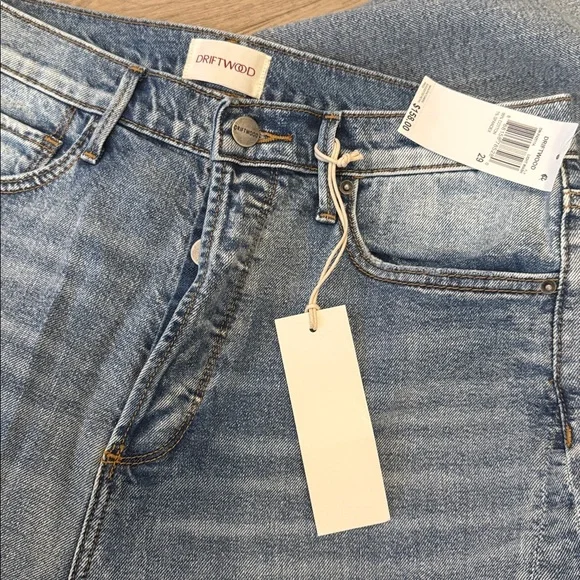 Driftwood Parker Jeans Barrel Floral Cut Out Jeans New with tags W 29 L 28 - Picture 3 of 7